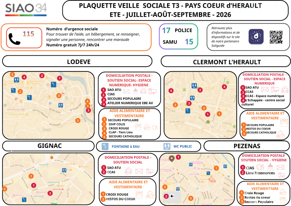 Plaquette Veille Sociale - Pays Cœur d'Hérault